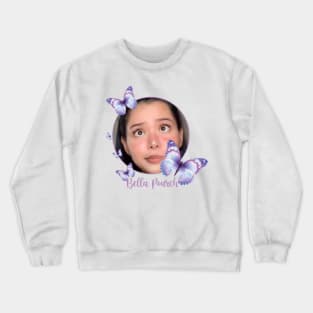 BELLA POARCH with purple butterflies Crewneck Sweatshirt